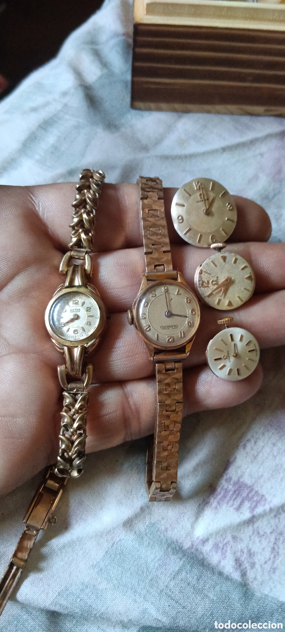 Vintage: Relojes duward omega aetos genave