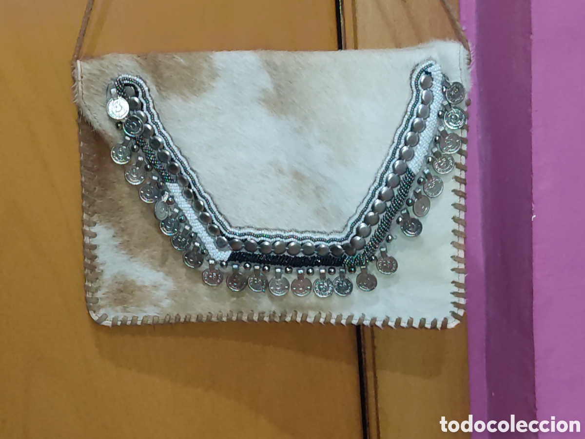 Vintage: Bolso Bereber de piel de cabra o choto.Vintage.
