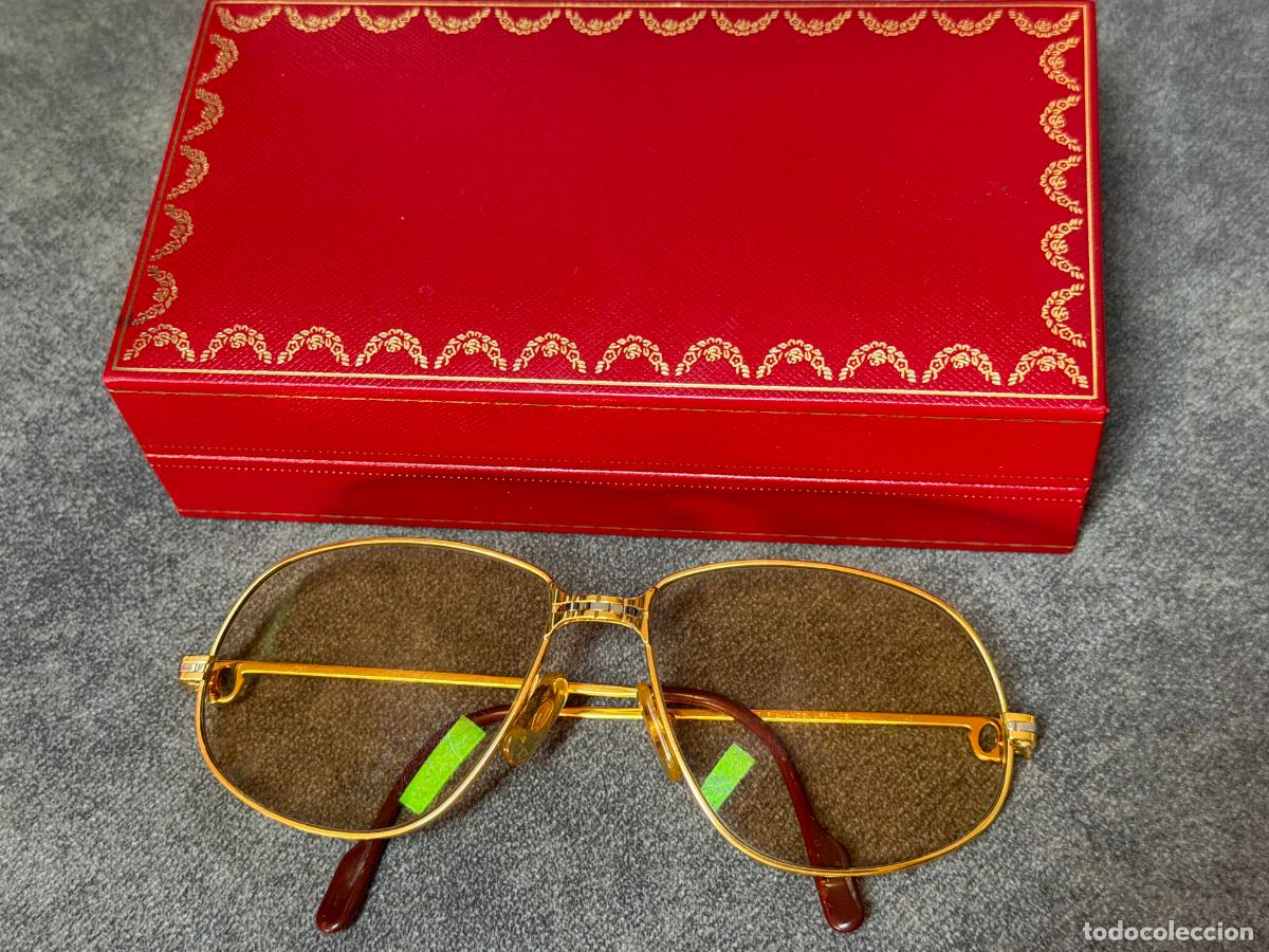 Vintage: Cartier gafas de sol , modelo Panthere , 1988 . vintage en estuche , R771
