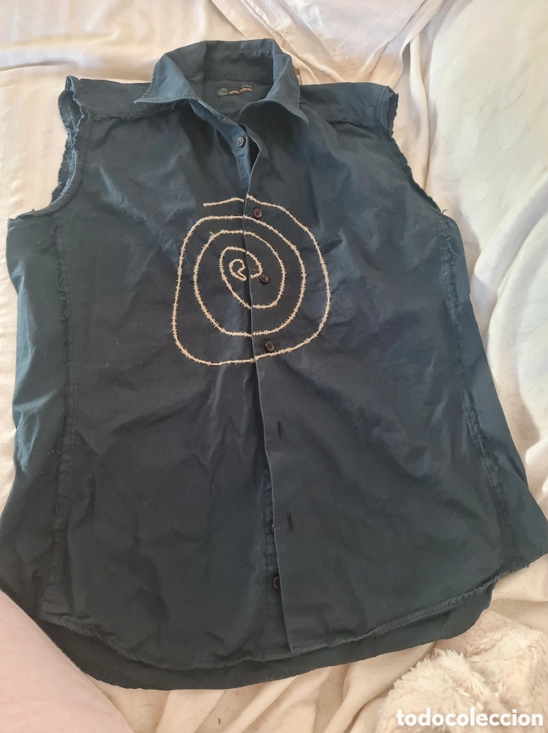 Vintage: Retro 100% Original Camisa/Chaleco Sin uso - Foto 4