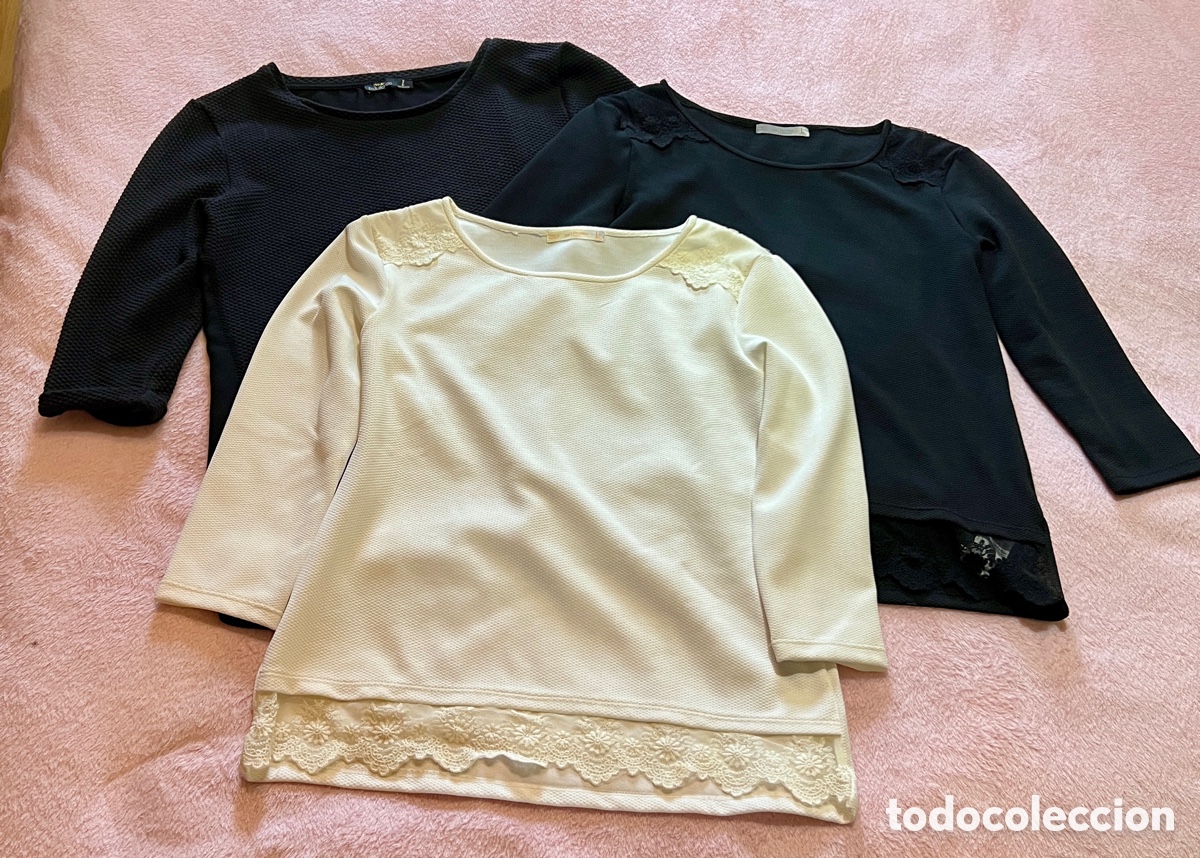 Vintage: Lote 3 camisetas T/L Bershka