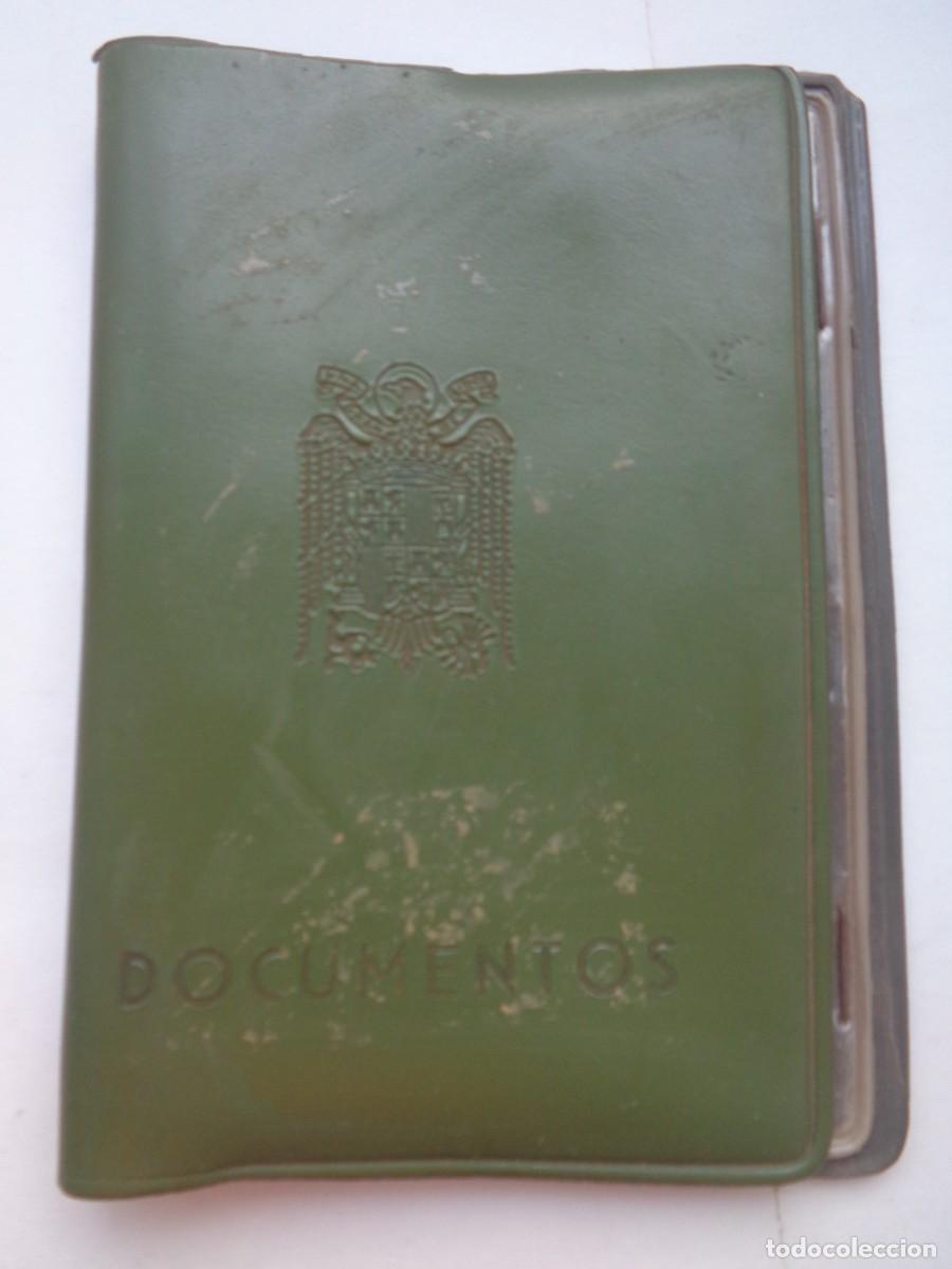 Vintage: ANTIGUA CARTERA PARA DOCUMENTOS CON EL AGUILA DE SAN JUAN , EPOCA DE FRANCO