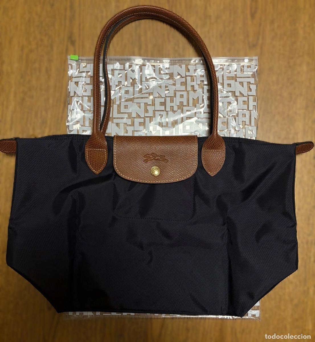Vintage: bolso de hombro Longchamp Le pliage large negro
