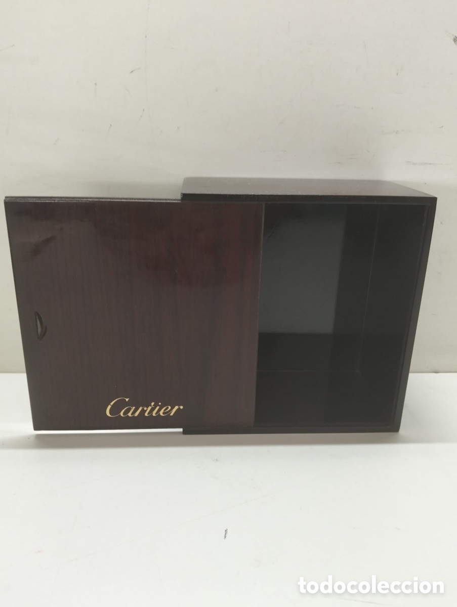 Vintage: Caja de caoba de Cartier