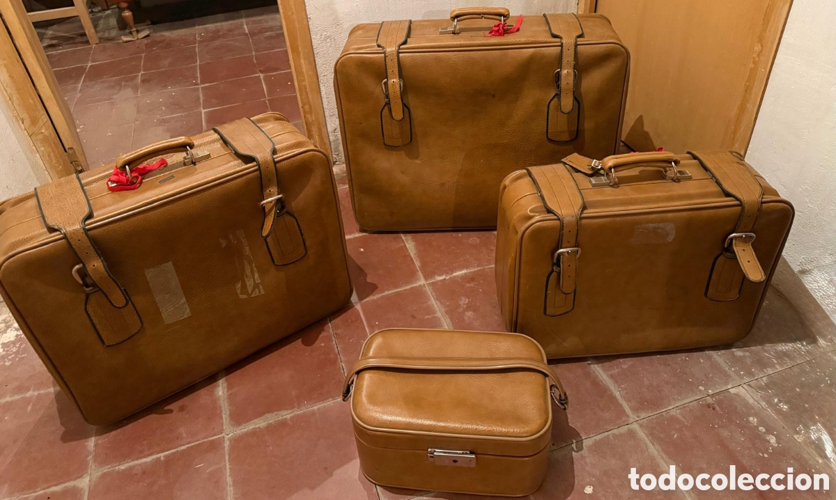 Vintage: Juego 3 maletas y neceser Tauro