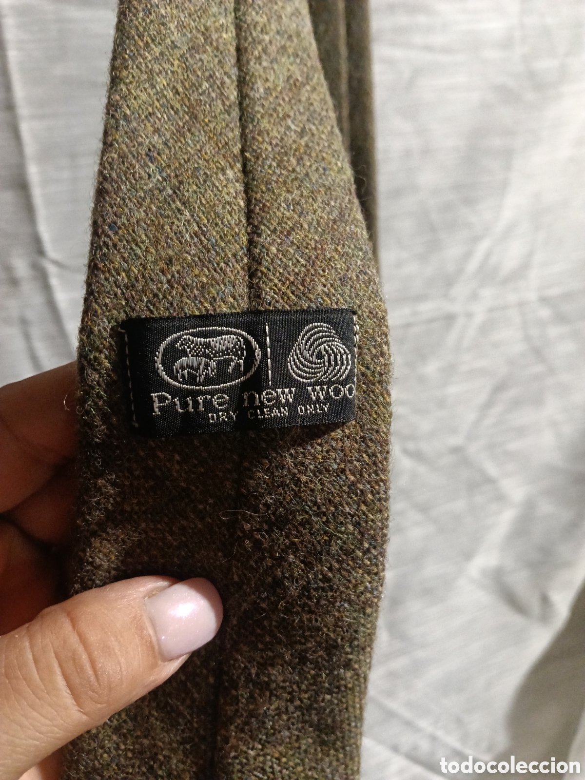 Vintage: Corbata de lana hombre - Foto 2
