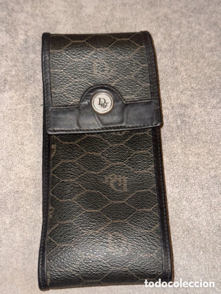 Vintage: Dior vintage estuche gafas patr&oacute;n panal a&ntilde;os 70 honycomb