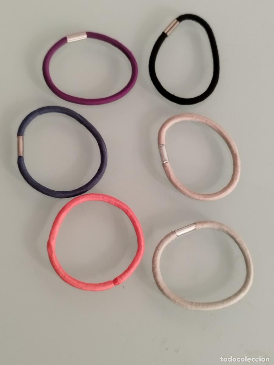 Vintage: Conjunto de 6 gomas coleteros de diferentes colores..