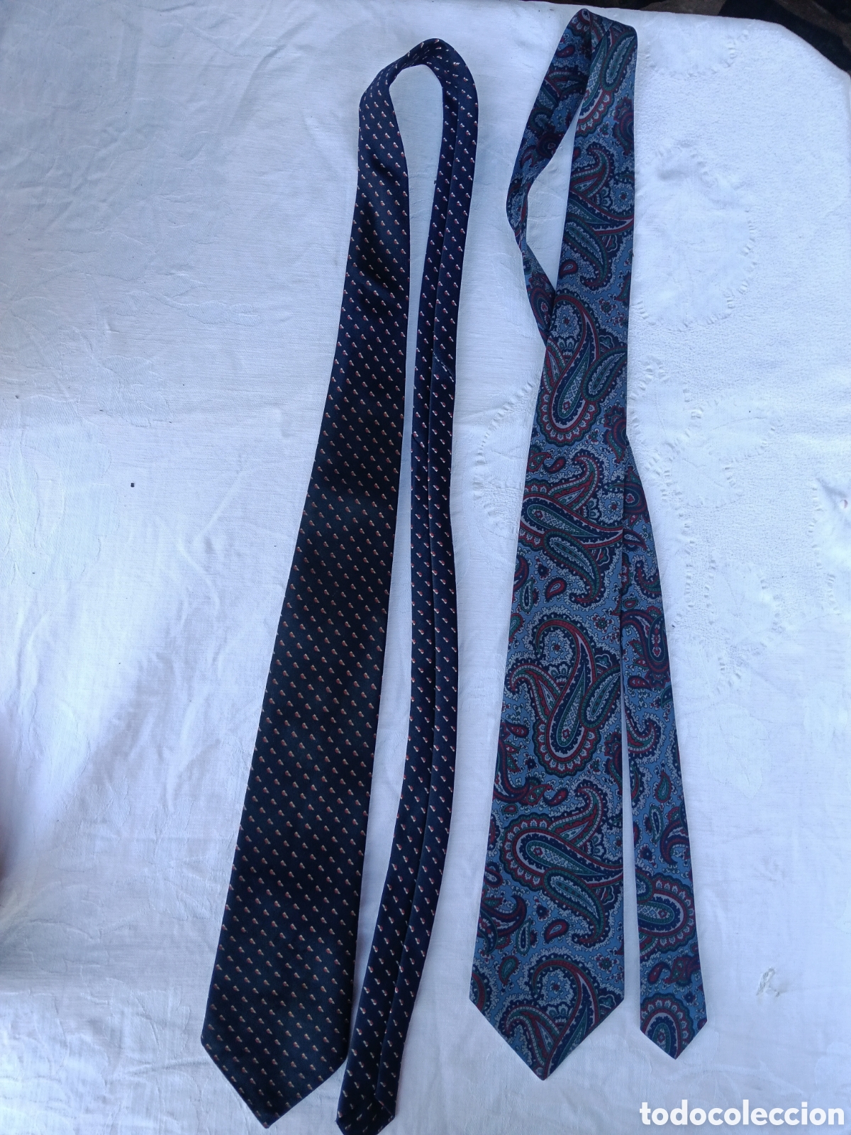 Vintage: Lote 2 corbatas caballero