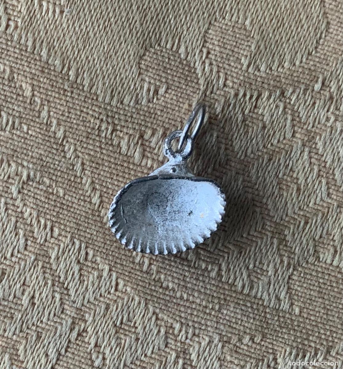 Vintage: COLGANTE DE PLATA MINIATURA CONCHA - Foto 4