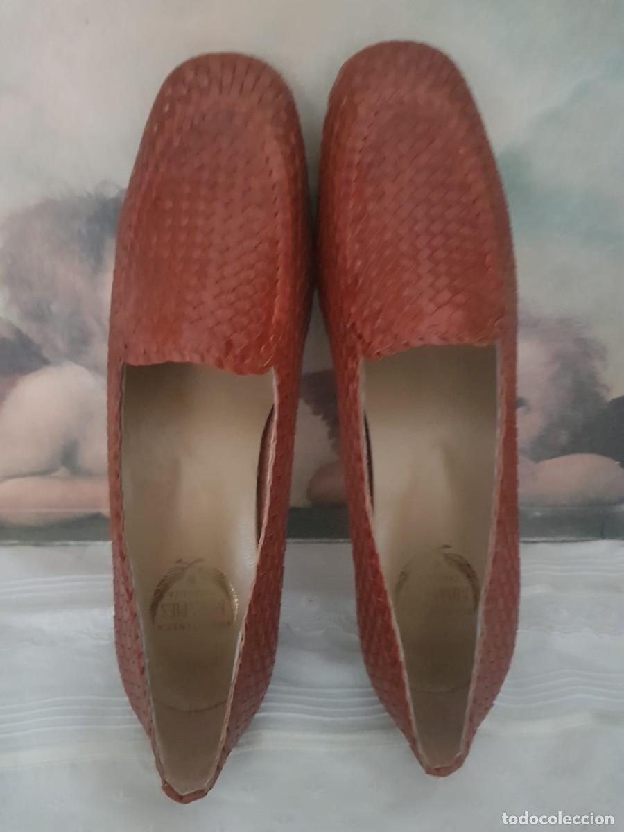 Vintage: vintage-Zapatos de mujer talla 41 &ndash; Marr&oacute;n caldera &ndash; Nuevos sin usar