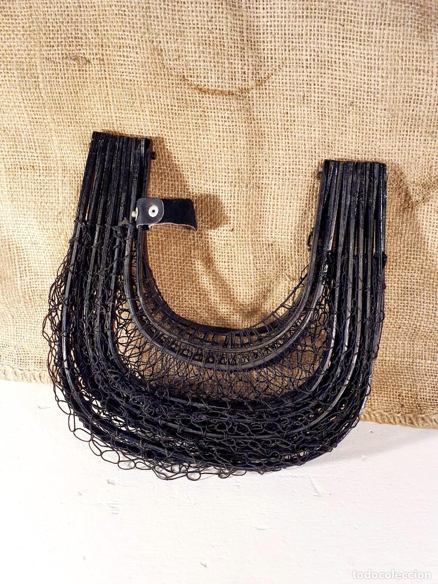 Vintage: Cesta japonesa de bamb&uacute;, a&ntilde;os 60. - Foto 5