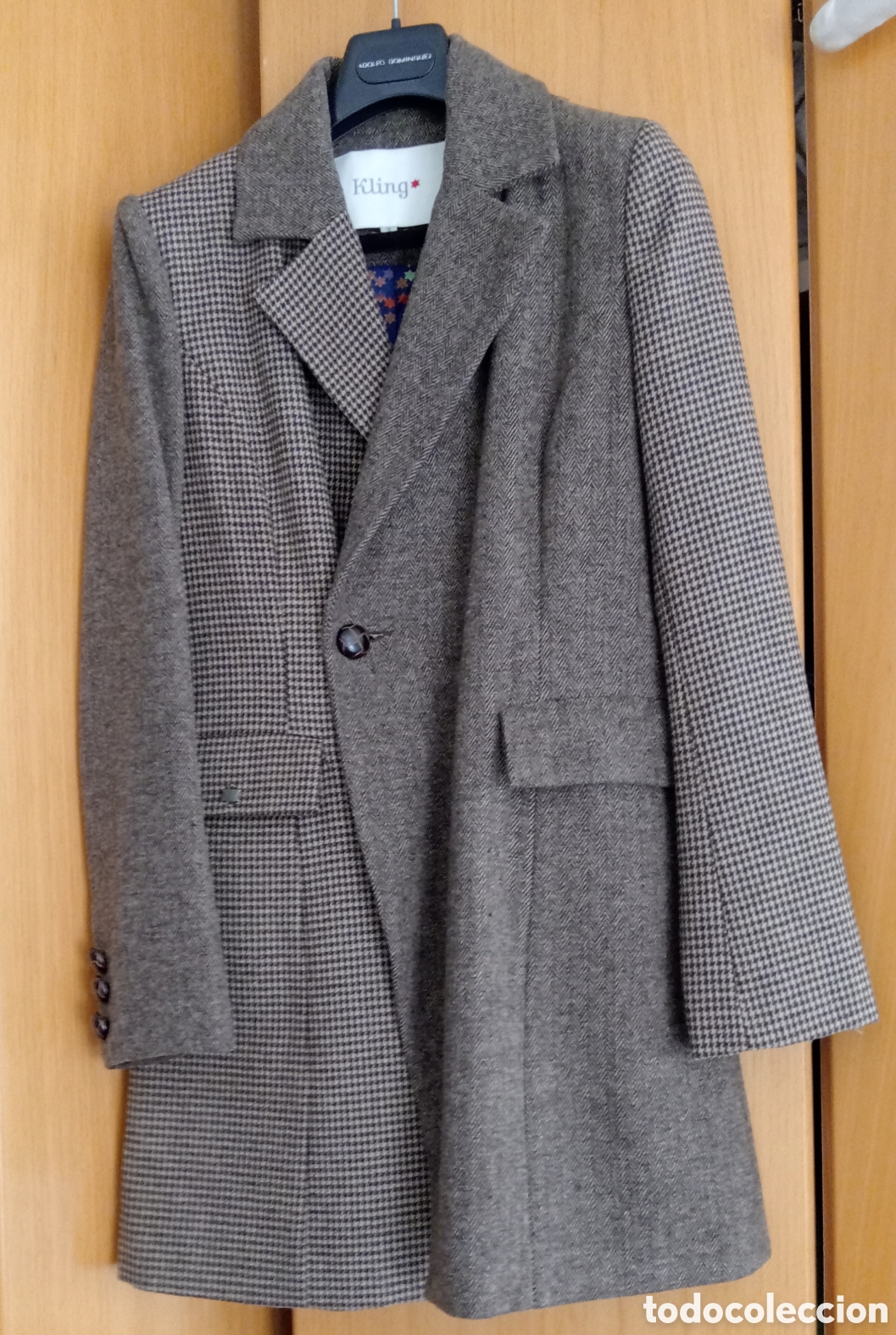 Vintage: &iexcl;Abrigo levita de mujer Kling original!