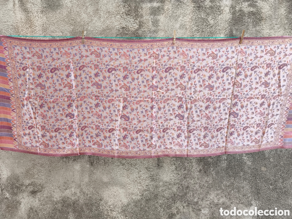Vintage: Espectacular pashmina, sin estrenar - Foto 7