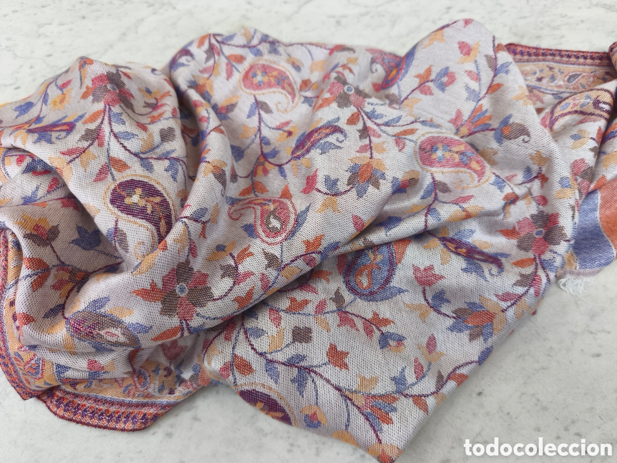 Vintage: Espectacular pashmina, sin estrenar