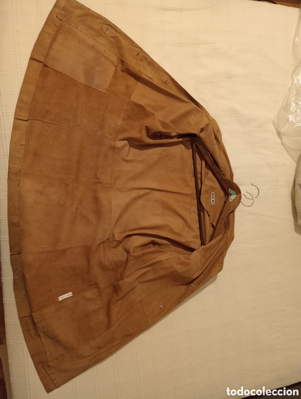 Vintage: Chaqueta de ante 100% cuero Rizai - Color camel - Rizai-Cannes Francia