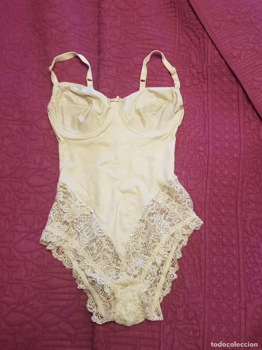 Vintage: Vintage Body moldeador Teleno Platino &ndash; a&ntilde;os 90 &ndash; talla 90 &ndash; beige