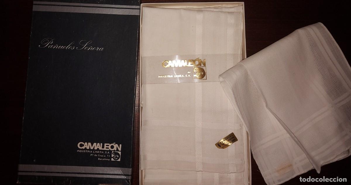Vintage: CAJA PA&Ntilde;UELOS CAMALEON PARA SE&Ntilde;ORA INDUSTR. LINERA - A&Ntilde;OS 60