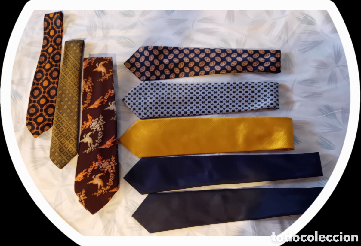 Vintage: 8 Corbatas Vintage / Seda Italiana e Iferber (Excelente Estado)