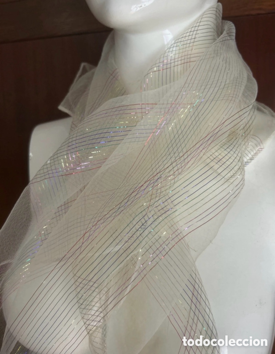 Vintage: Pa&ntilde;uelo vintage transparente