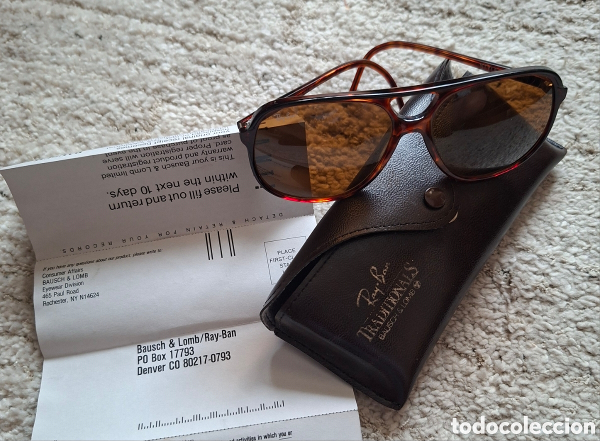 Vintage: Ray-Ban Traditionals Style B | B&L USA / FRAME FRANCE (Lentes BL) + Funda y Documentaci&oacute;n Original