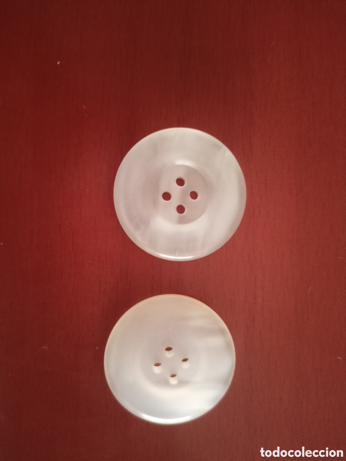 Vintage: 2 botones transparentes - Foto 4