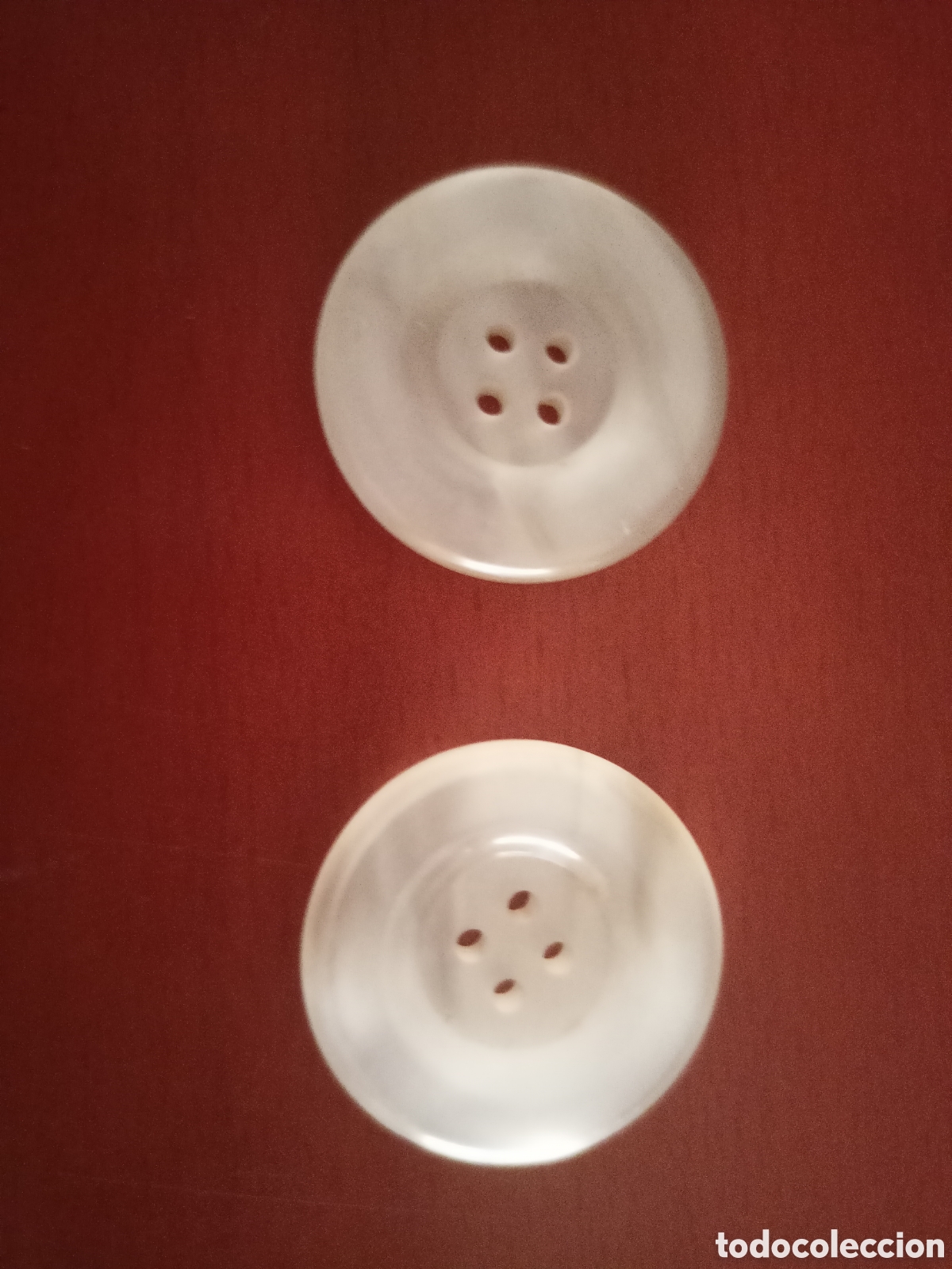 Vintage: 2 botones transparentes