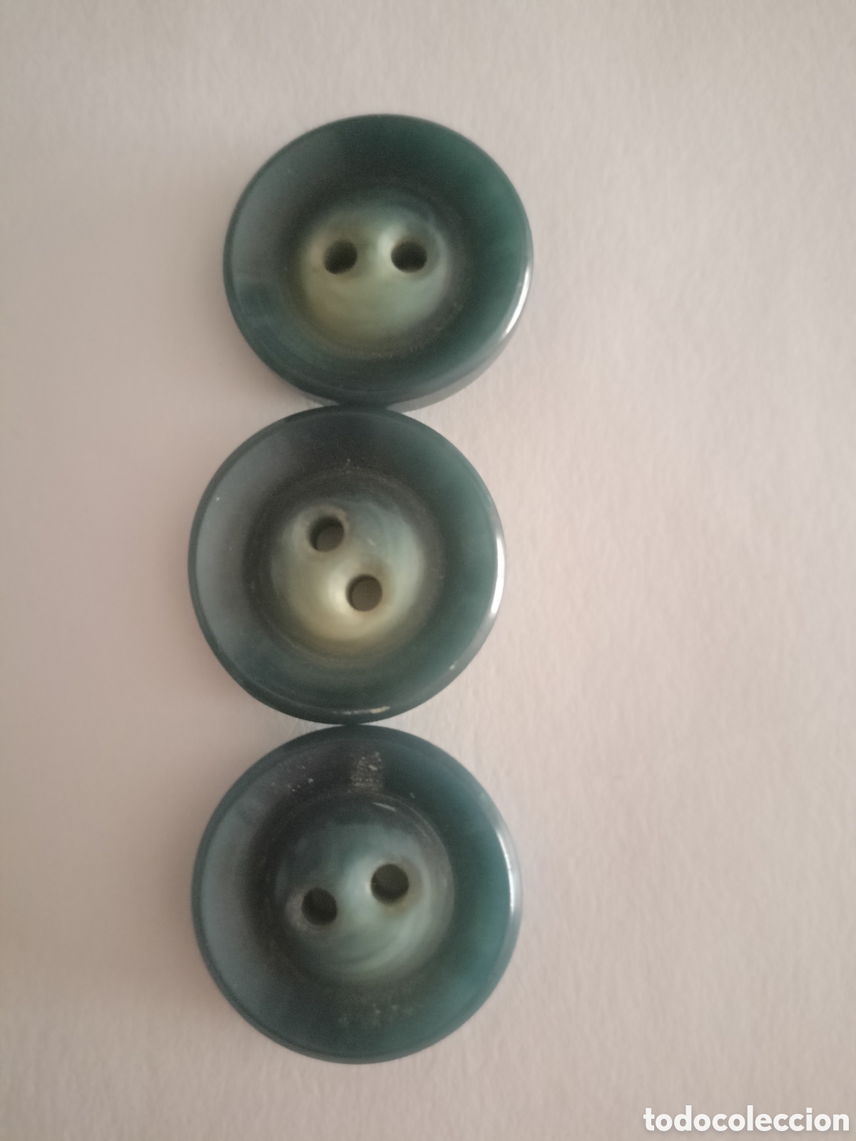 Vintage: 3 botones verdes vintage