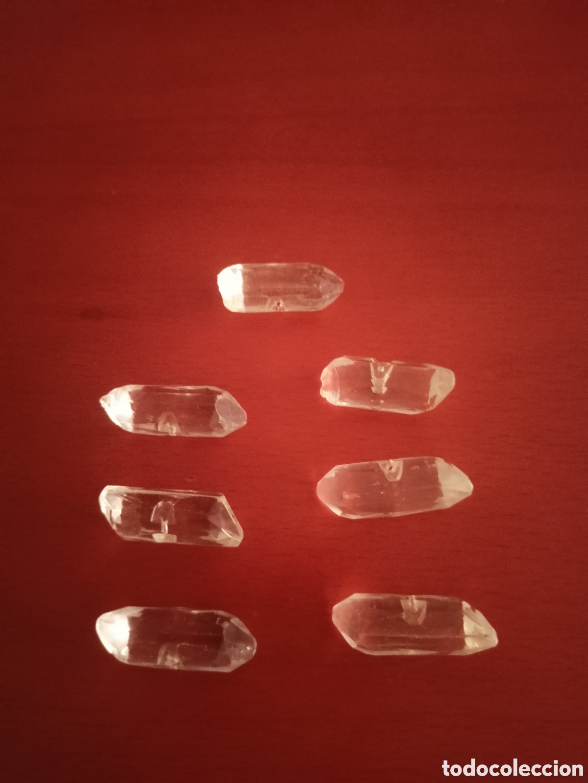 Vintage: 7 botones transparentes vintage