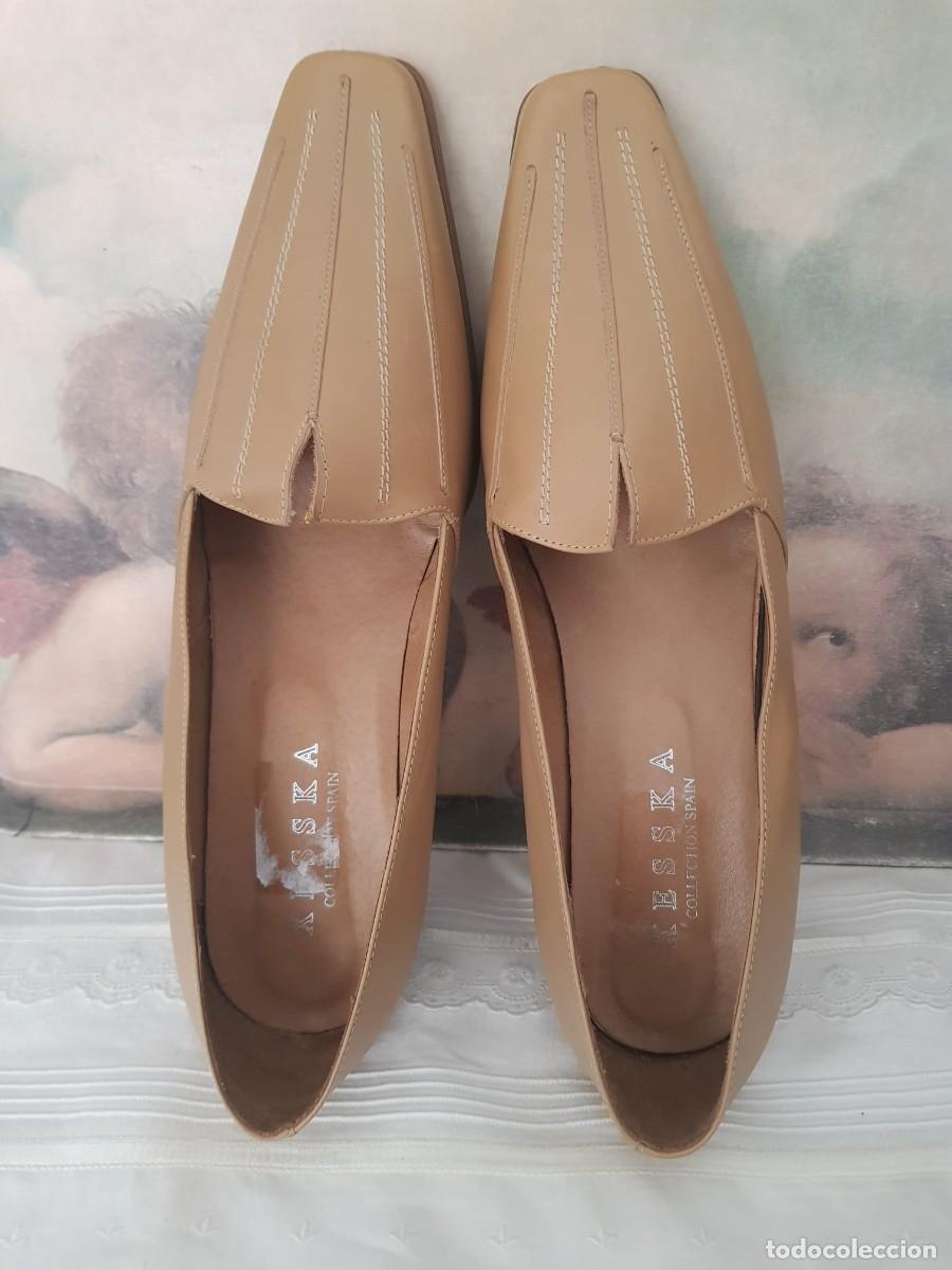 Vintage: Zapatos vintage Xesska Collection Spain a&ntilde;os 90 &middot; Nuevos sin usar &middot; Talla 41 &middot; Con caja original