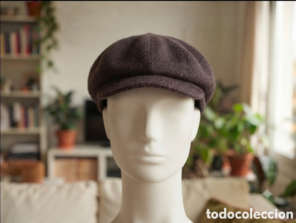 Vintage: Boina Estilo &rdquo;Newsboy&rdquo; Vintage 100% Aut&eacute;ntica de 1984 - Sin Uso