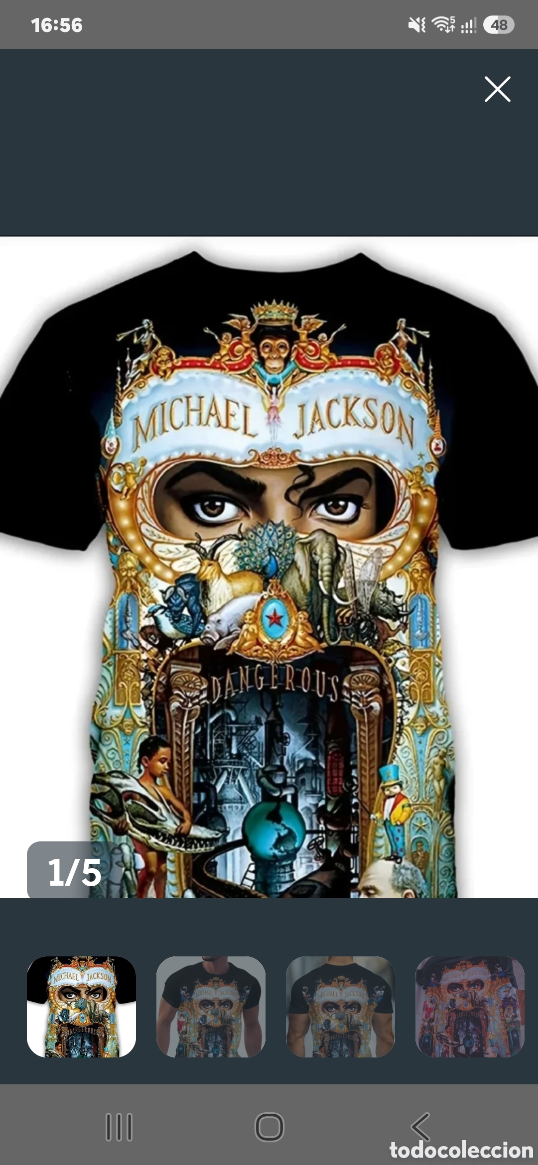 Vintage: Camiseta michael jacson - Foto 2