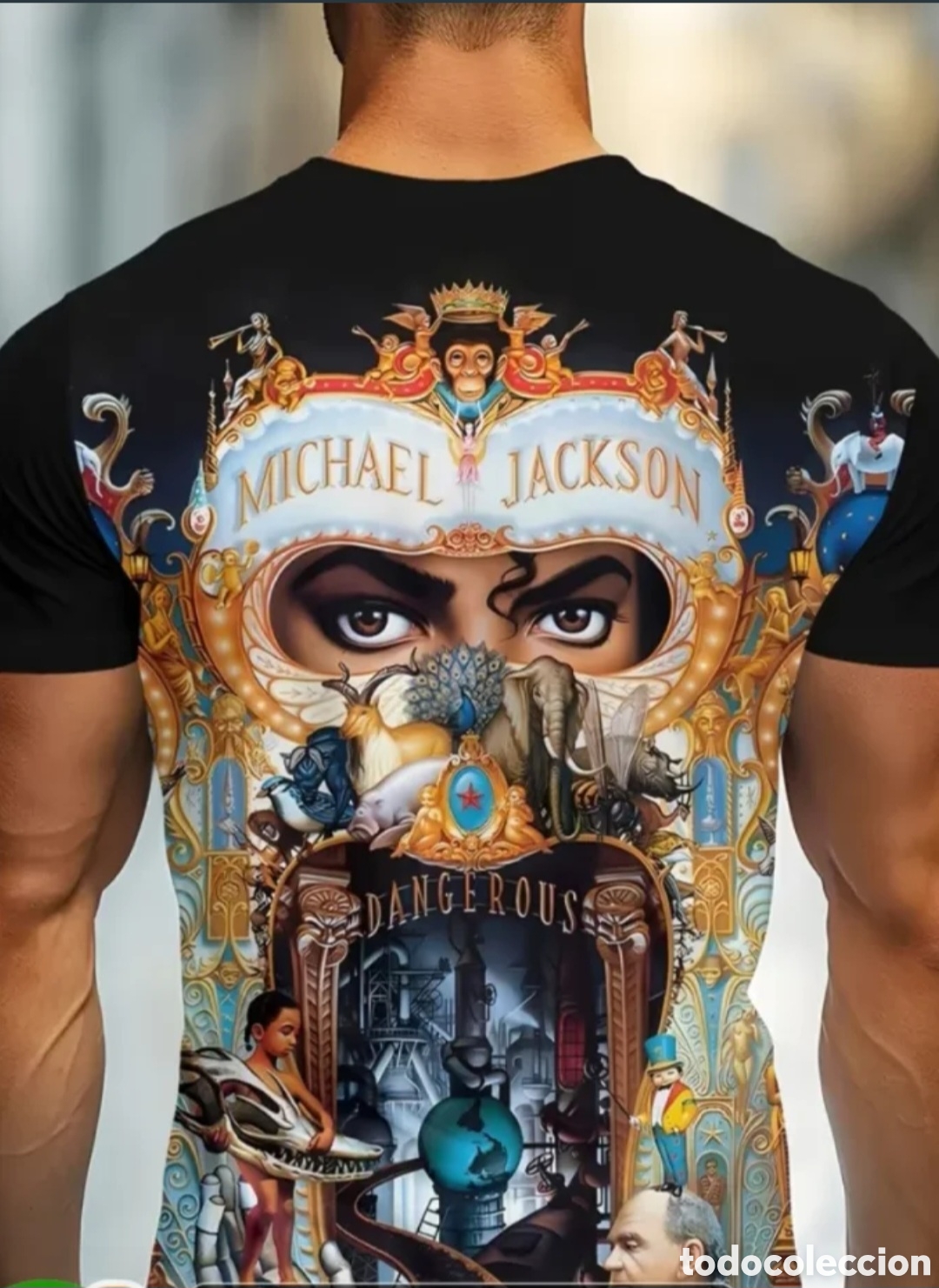 Vintage: Camiseta michael jacson - Foto 3