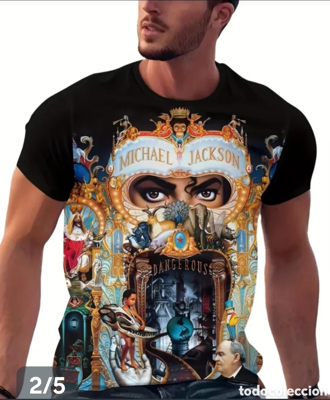 Vintage: Camiseta michael jacson