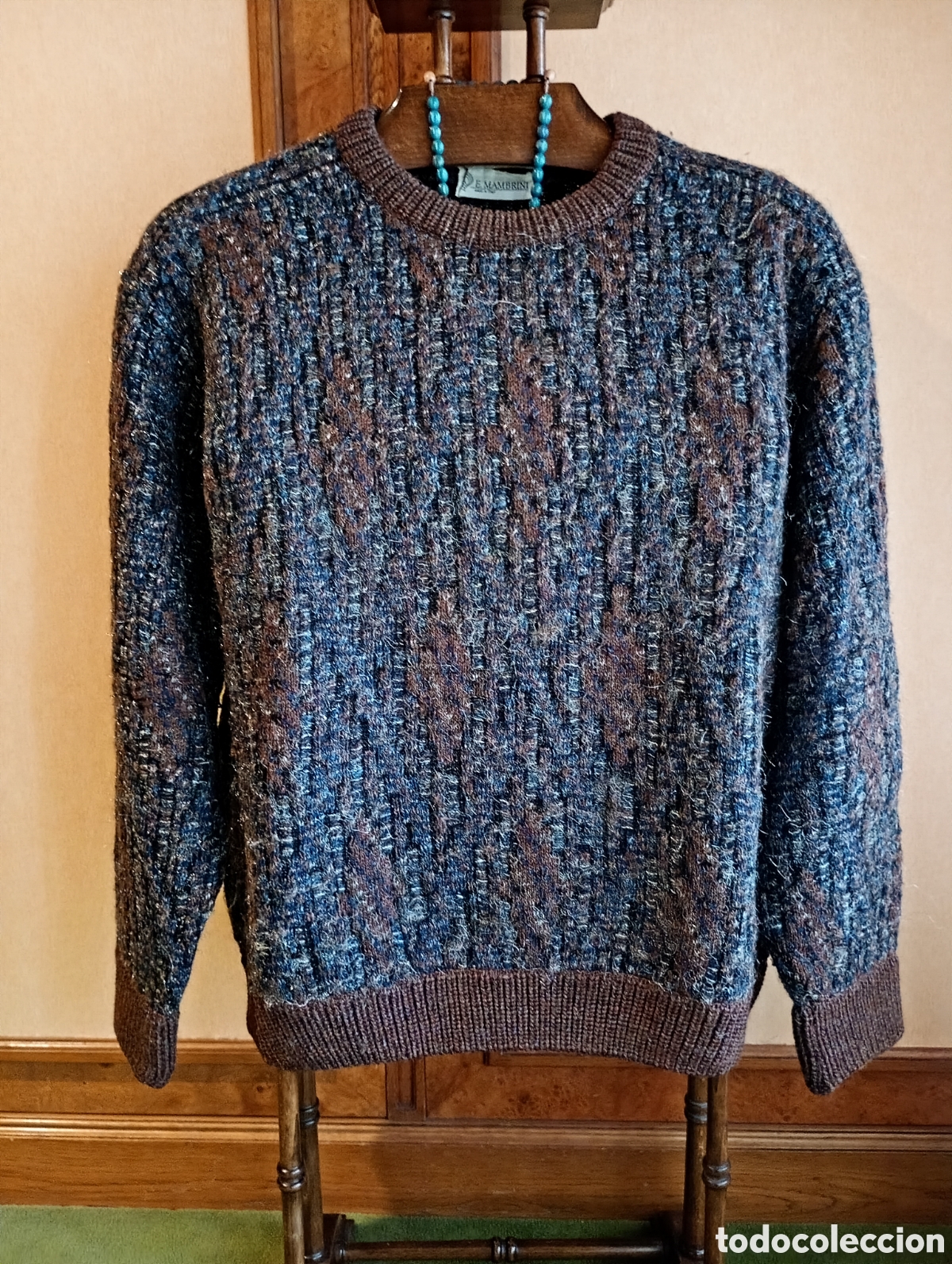 Vintage: Jersey E. Mambrini ventage de la firma italiana lana y poliester