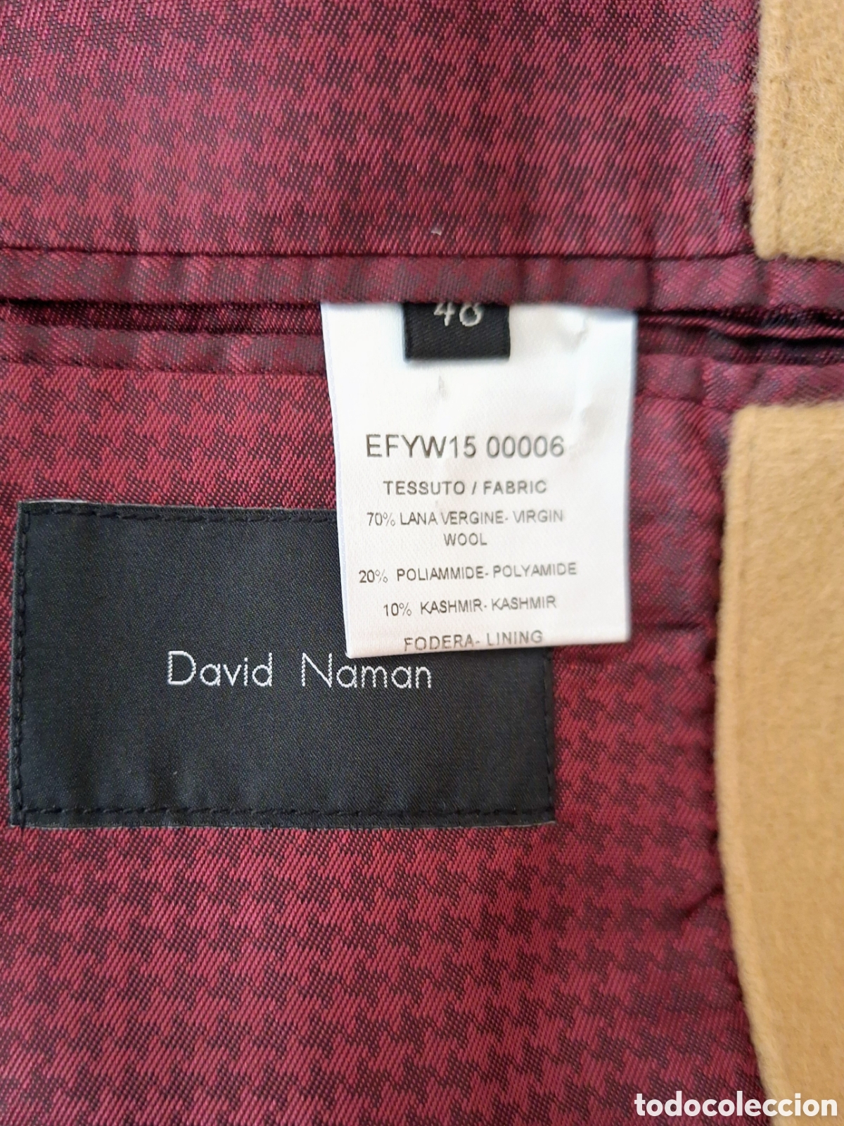 Vintage: Abrigo de invierno marca David Naman - Foto 4