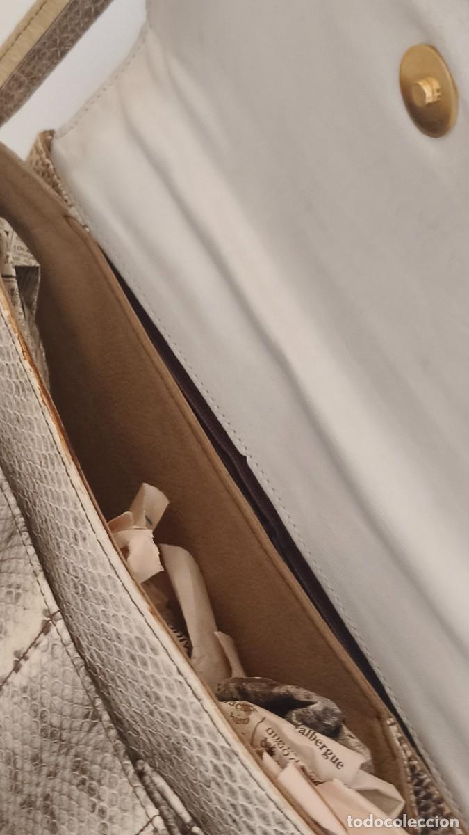 Vintage: Sac a main python v&eacute;ritable Mario Valentino ann&eacute;e 80 - Foto 2