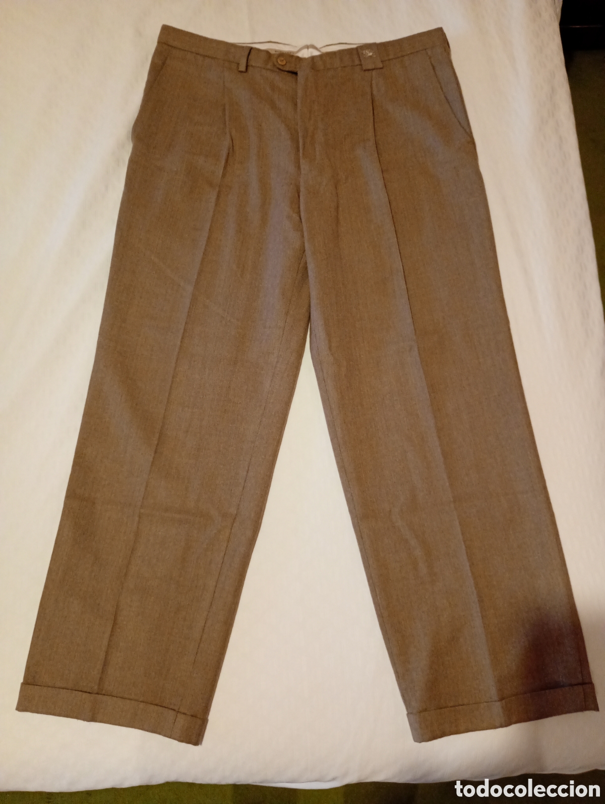 Vintage: Pantal&oacute;n de vestir Burberry hombre 75% lana virgen y 25% de poliester