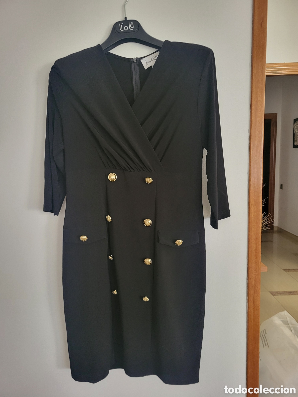 Vintage: Vestido negro ceremonia talla 42
