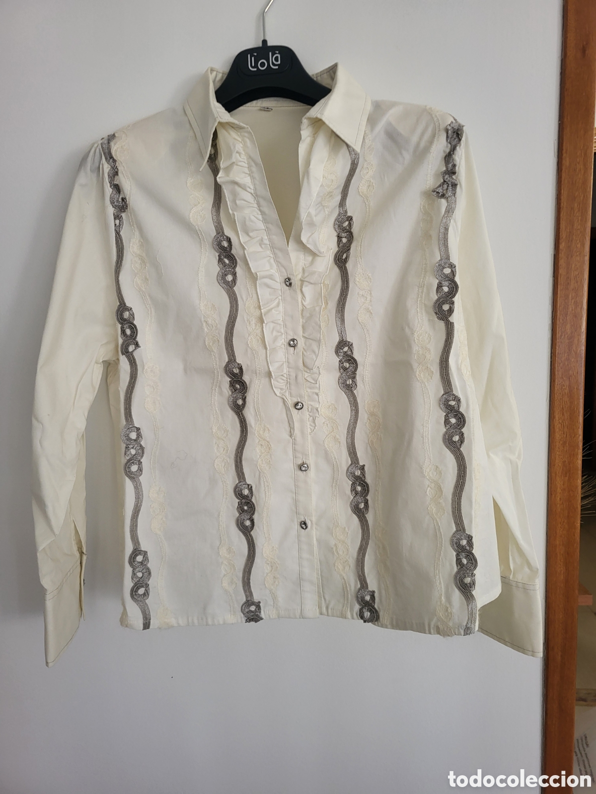 Vintage: Camisa elegante mujer talla 50
