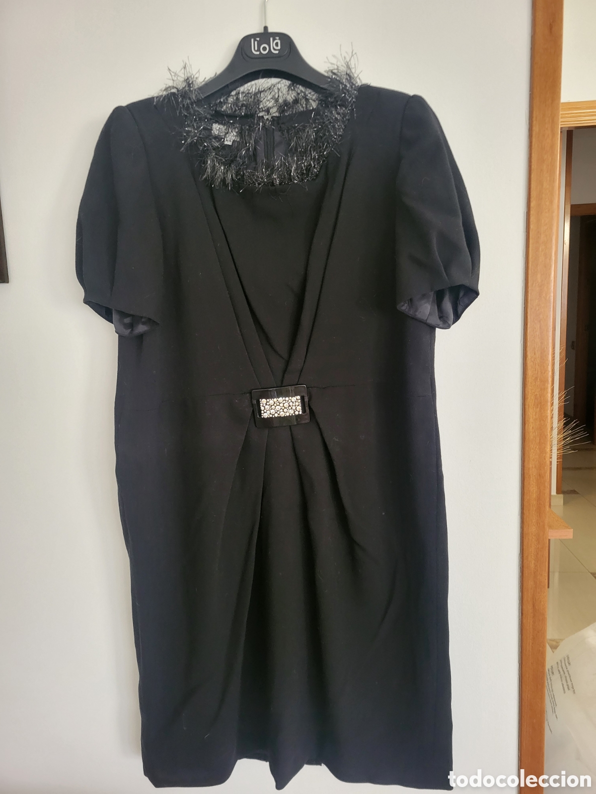 Vintage: Vestido negro ceremonia talla 48