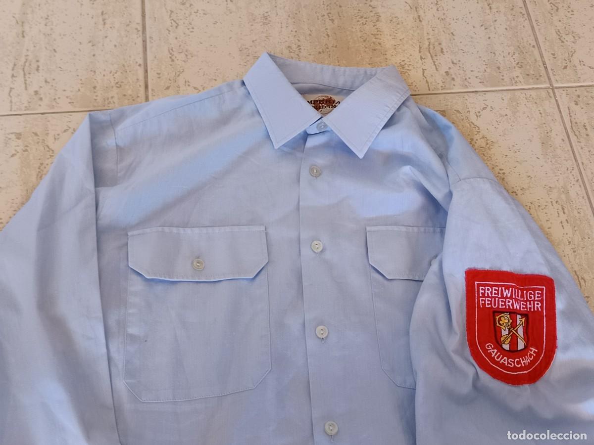 Vintage: CAMISA BOMBEROS HAMMELBURG &ndash; BAVIERA . TALLA L