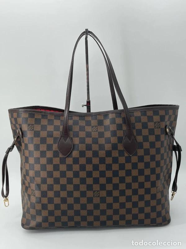 Vintage: Bolso de lona recubierta.