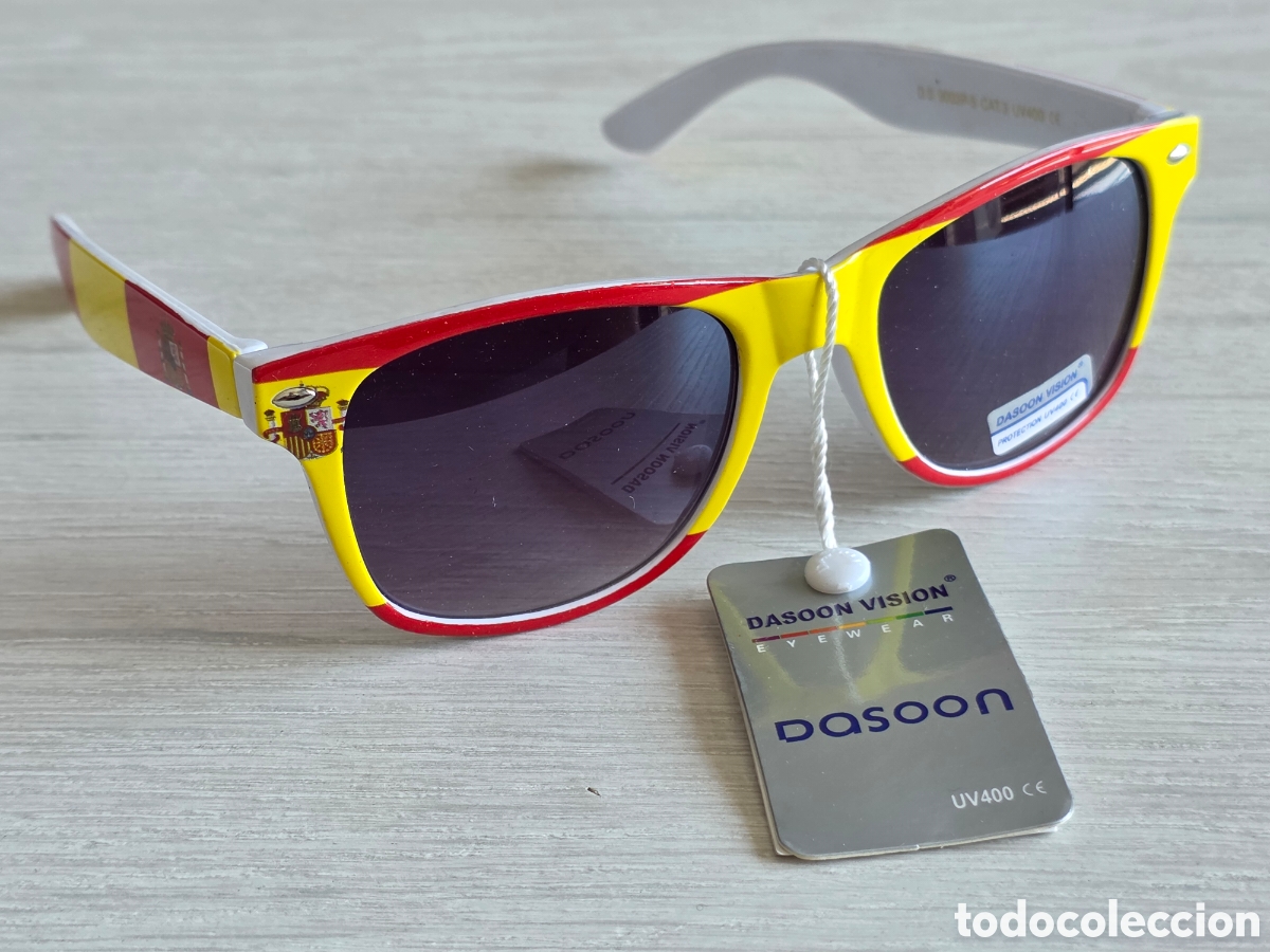 Vintage: Gafas Bandera de Espa&ntilde;a - Moda Espa&ntilde;ola - Para el Sol y para las Estrellas de F&uacute;tbol