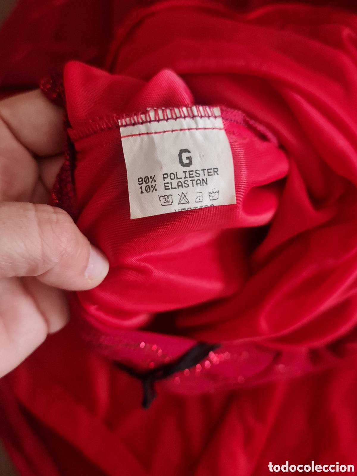 Vintage: Alta costura Espectacular Granate - Foto 15