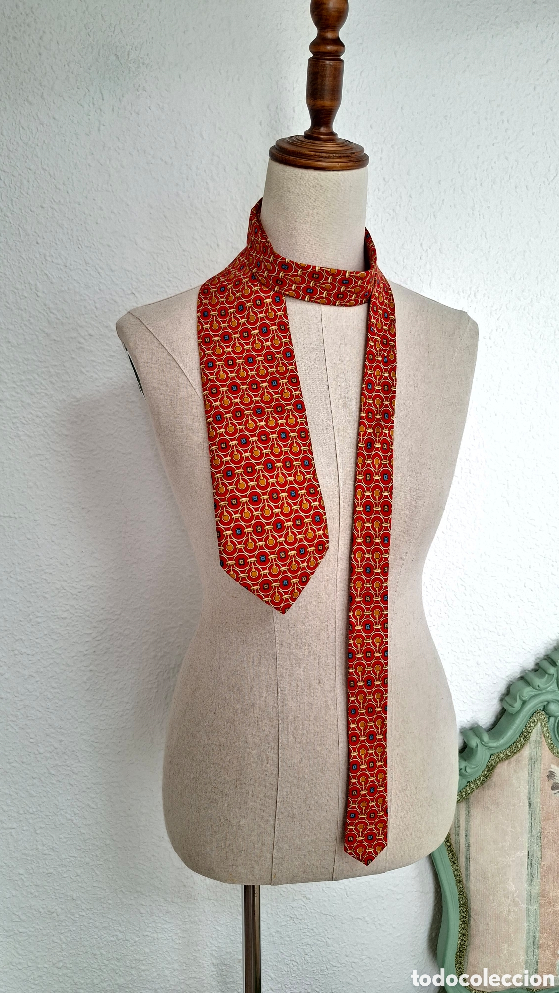Vintage: Corbata Vintage Seda natural - Foto 2