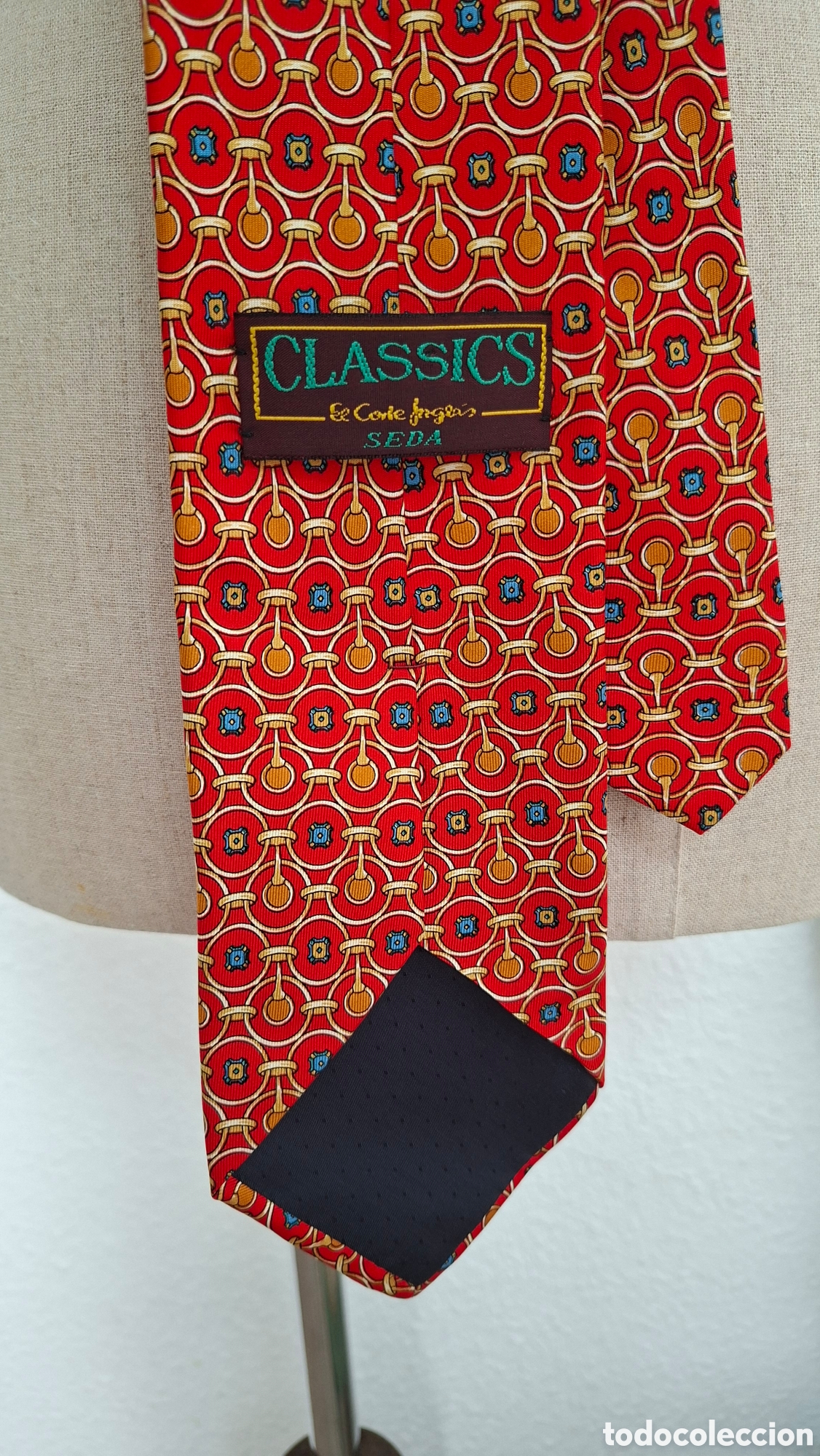 Vintage: Corbata Vintage Seda natural - Foto 5