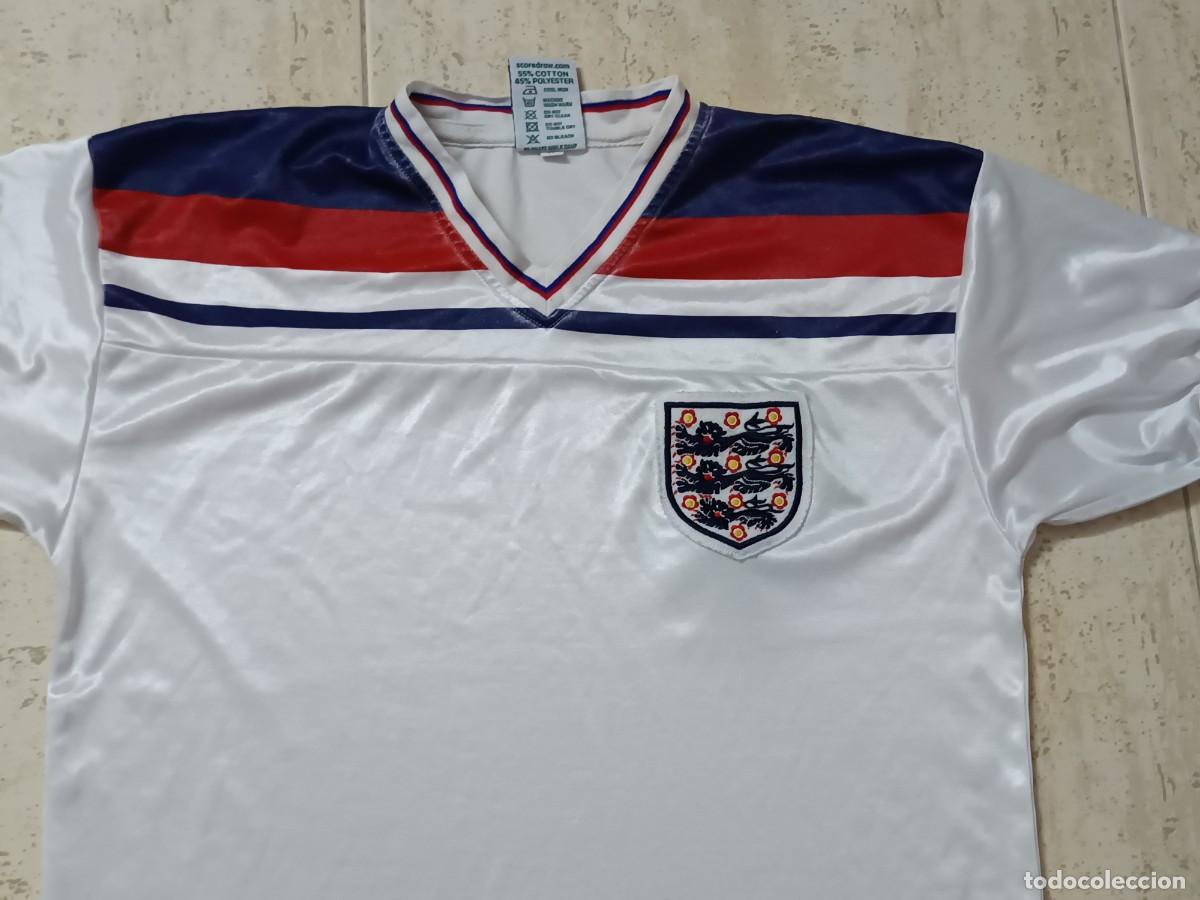 Vintage: Camiseta Selecci&oacute;n de Inglaterra &ndash; Retro Oficial . TALLA M