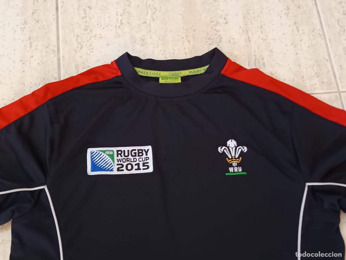 Vintage: CAMISETA OFICIAL GALES &mdash; RUGBY WORLD CUP 2015. TALLA S