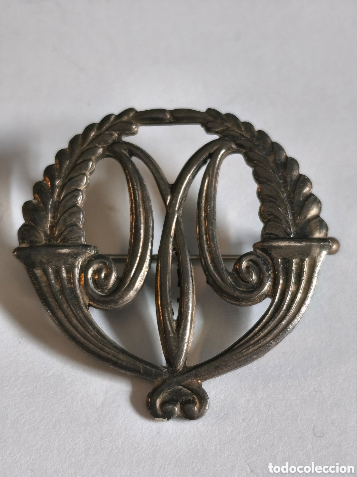 Vintage: Insignia de plata organizaci&oacute;n finlandesa Martta 1899
